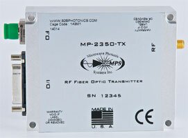 Оптоволоконный СВЧ передающий модуль с полосой до 3.5 ГГц серии MP-2350TX с высокой линейностью