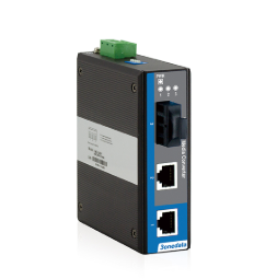 Индустриальный трехпортовый медиаконвертер IMC102B-F
