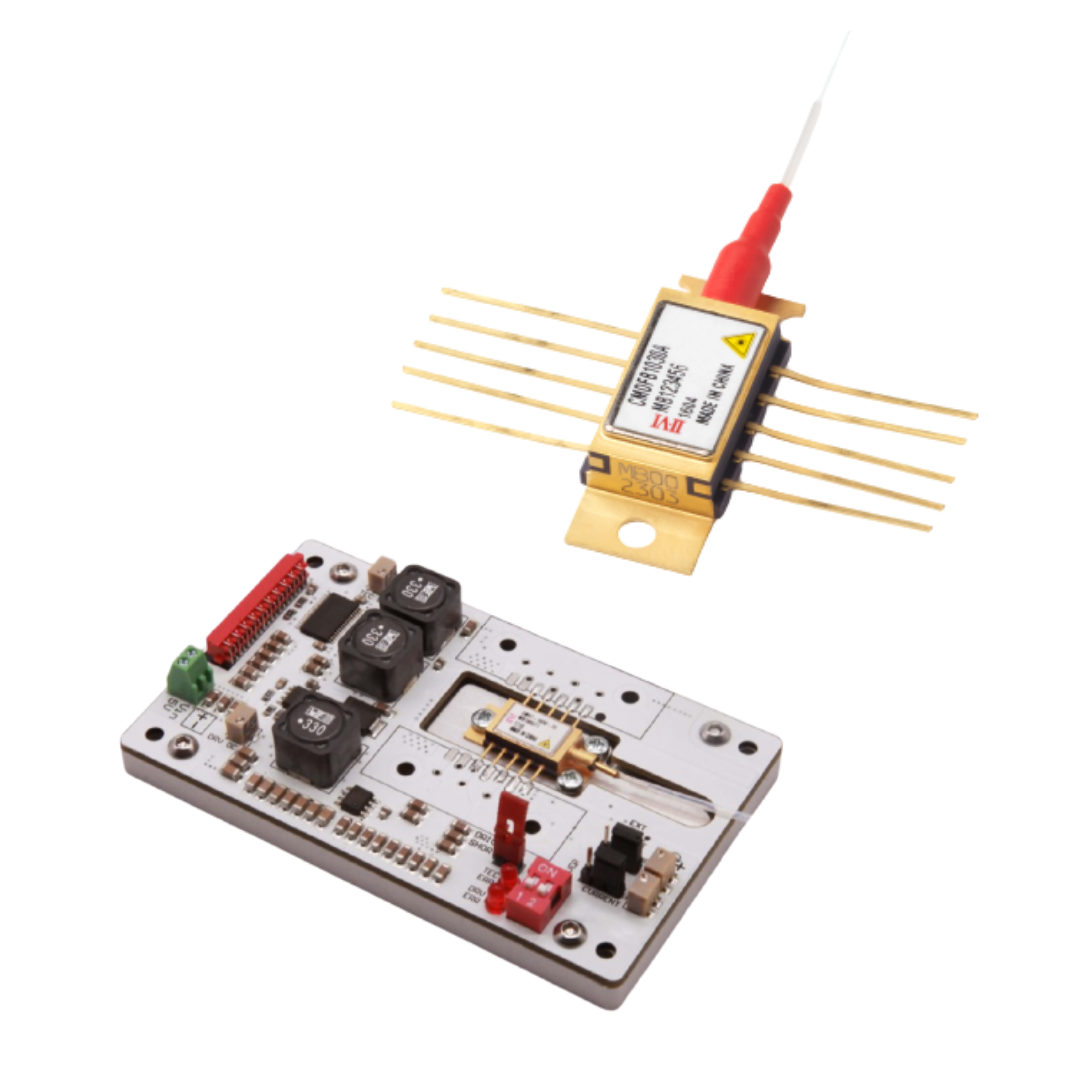 Лазерный диод II-VI (CM96Z400-76) + драйвер Maiman Electronics (SF8075-10)
