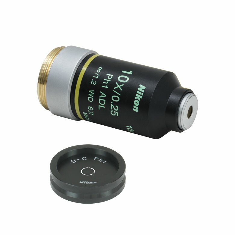 Объектив Nikon Achromat для фазово-контрастной микроскопии