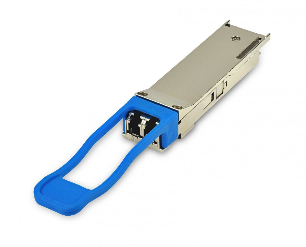 Оптический трансивер QSFP+, 4xCWDM (LC), Multirate 40GBASE-LR4, 10 км