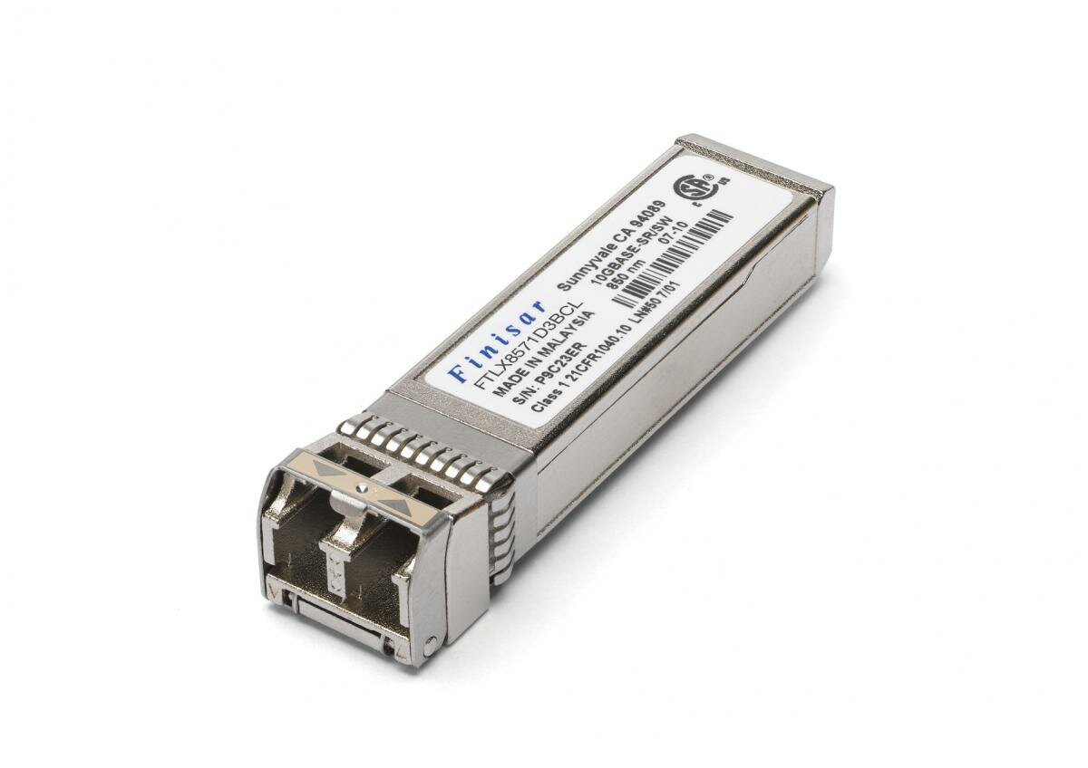 Оптический трансивер SFP+, 850 нм, многорежимный, 10GBASE-SR, 400 м