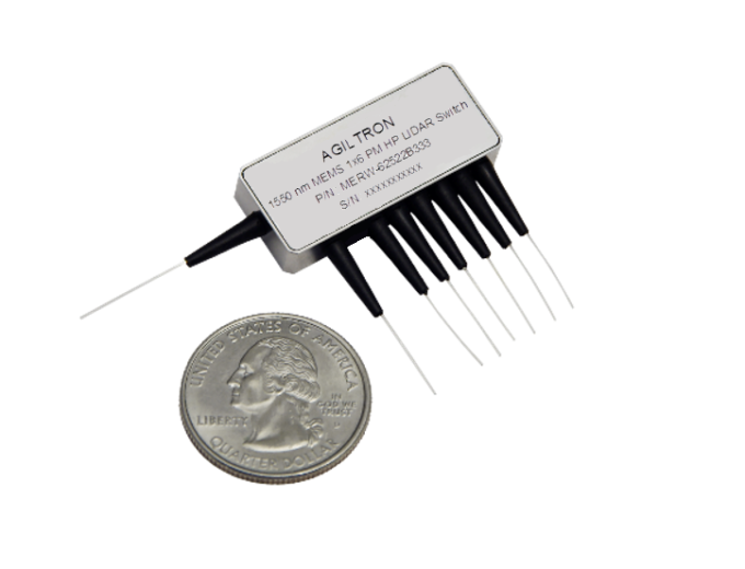 PM переключатель Agiltron 1x5 / 1x6 для применения в LiDAR